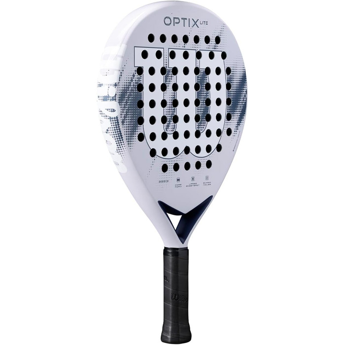 Ракетка для падел Wilson Optix V2 Lite (фіолетова) - легка, для початківців, з скловолокном, 50x29.9x7 см