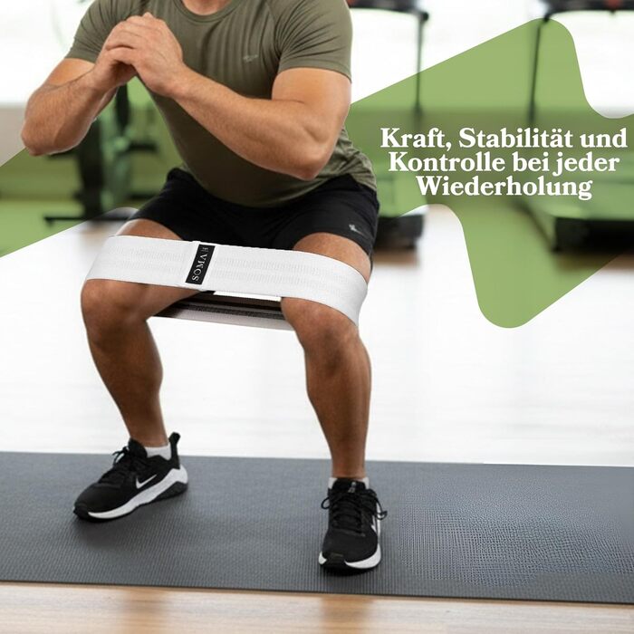 Стрічки для фітнесу Sōma Terrabänder: набір еластичних стрічок для тренувань, йоги, пілатесу та фітнесу. 4 короткі + 4 довгі стрічки