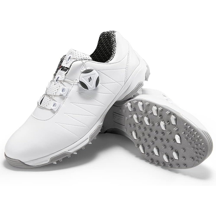 Жіночі гольф-туфлі PGM з шипами, водонепроникні, білі, розмір 37 EU