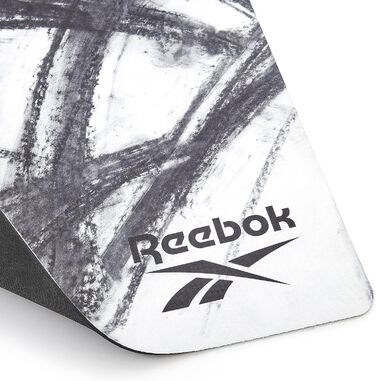 Йога-мат Reebok з натурального каучуку, колір вугілля
