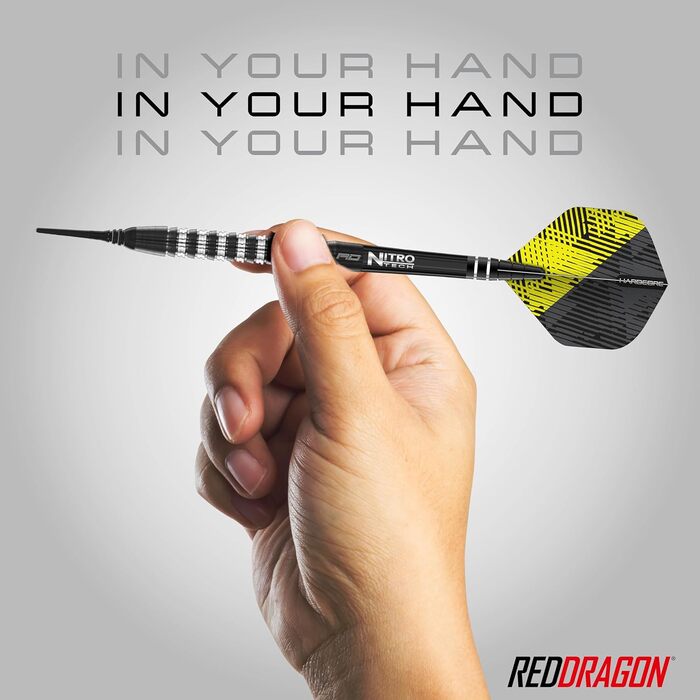 Преміум набір дартсів Red Dragon Razor Edge Elite з вольфраму з оперенням та стрижнями