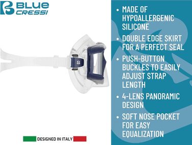 Маска для снорклінгу та дайвінгу Cressi Horizon (Чорний/Чорний) з 4 змінними лінзами, комплект маска+трубка Scilla Top Dry