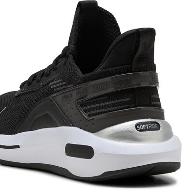 Кросівки Puma Softride Enzo 5 Hype для бігу та вулиці, 44 EU, чорний, білий, срібний