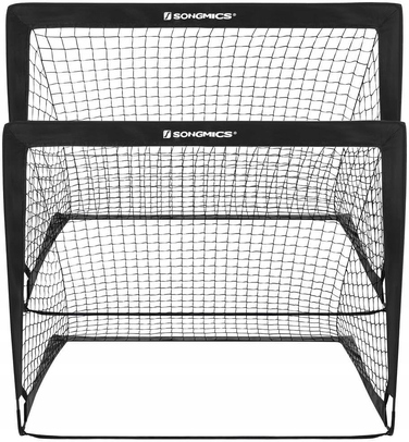 Набір із 2-х дитячих футбольних воріт: складані, переносні, для тренувань та саду (120 см)