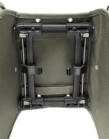Велосипедна сумка VAUDE TwinShopper 44 л, окремі секції, дощовик, зелена