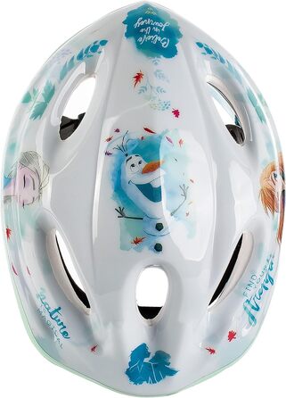 Дитячий велосипедний шолом Disney Frozen 52-56 см, регульований, з ім'ям, TÜV сертифікат