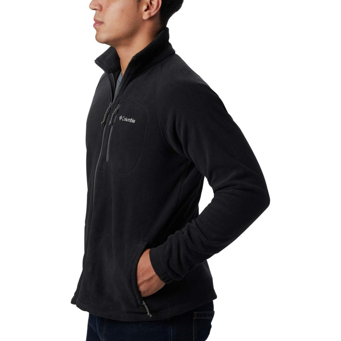 Чоловіча флісова куртка Columbia Fast Trek II Full Zip чорного кольору, розмір M