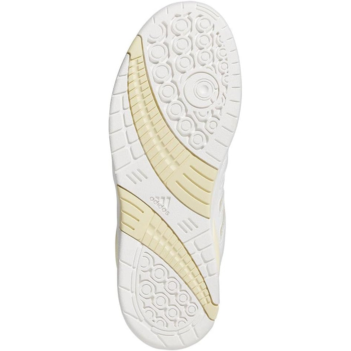 Жіночі кросівки Adidas Midcity Low для баскетболу (43 1/3 EU, білий/жовтий)