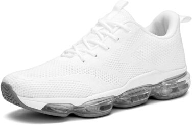 Чоловічі кросівки для бігу та спорту, неслизькі, стильні (41.5 EU, Z80 White)