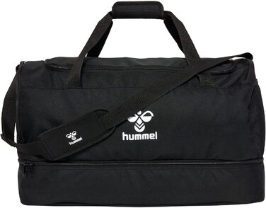 Спортивна сумка hummel Core 2.0 з відділенням для взуття, чорна, розмір M