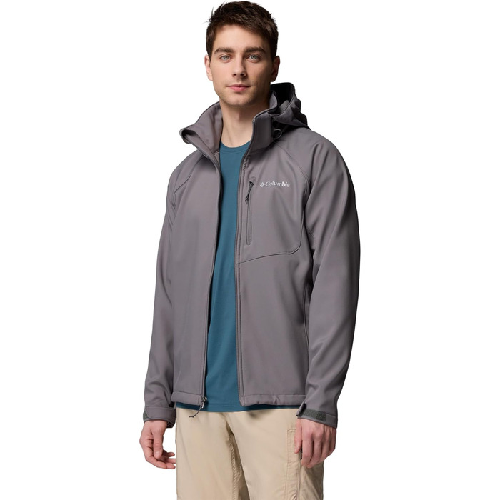 Чоловіча софтшелл куртка Columbia Cascade Ridge III, колір City Grey, розмір XL