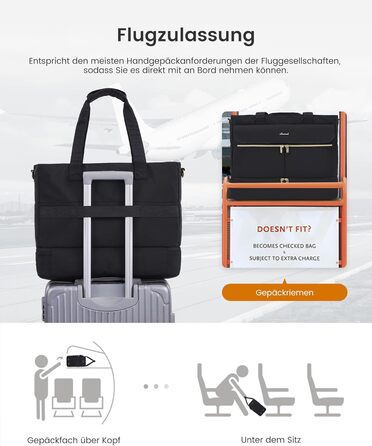 Сумка-трансформер LOVEVOOK для подорожей: 45л, для спорту, в аеропорт, пологовий будинок, з відділенням для взуття та мокрих речей (Чорний)