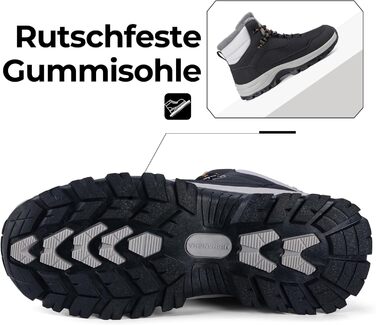 Зимові черевики Mishansha для жінок, утеплені, непромокаючі, туристичні, розмір 36-42, чорний