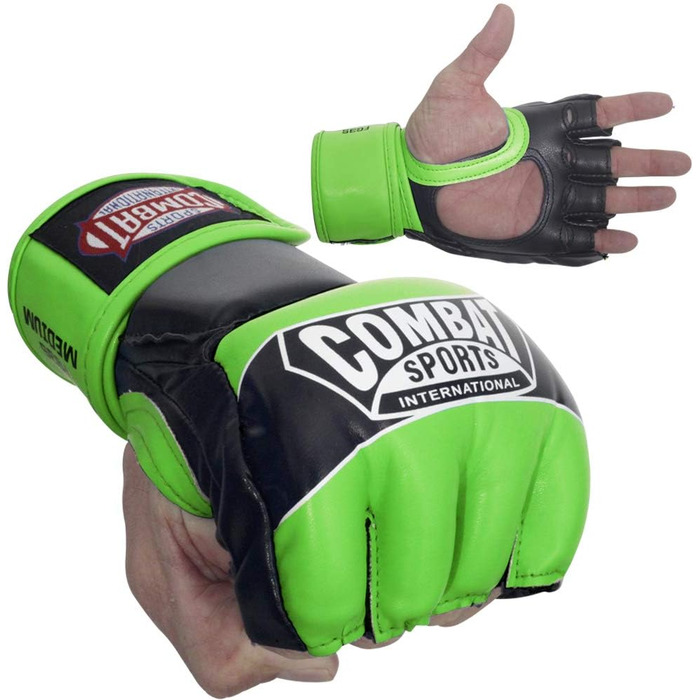 Професійні рукавички для MMA Grappling Combat Sports, розмір L, червоні