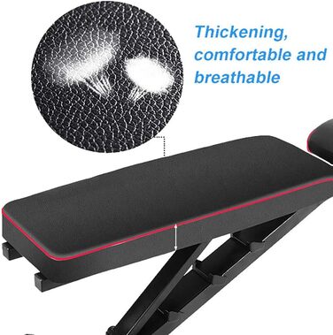 Багатофункціональна лава для тренувань SogesPower з абдомінальним тренажером, регульована фітнес-лава для всього тіла