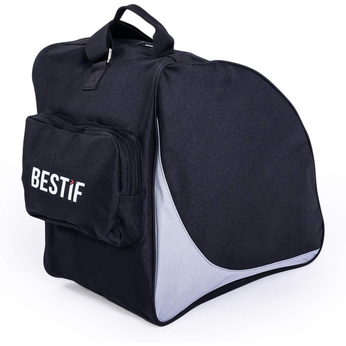 Набір для перевезення лиж та черевиків Skitasche: водонепроникний мішок для лиж до 175 см та сумка для черевиків | Чорний