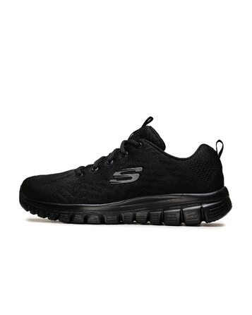 Жіночі кросівки Skechers Graceful Get Connected 1, чорні, сітчасті, розмір 39 EU