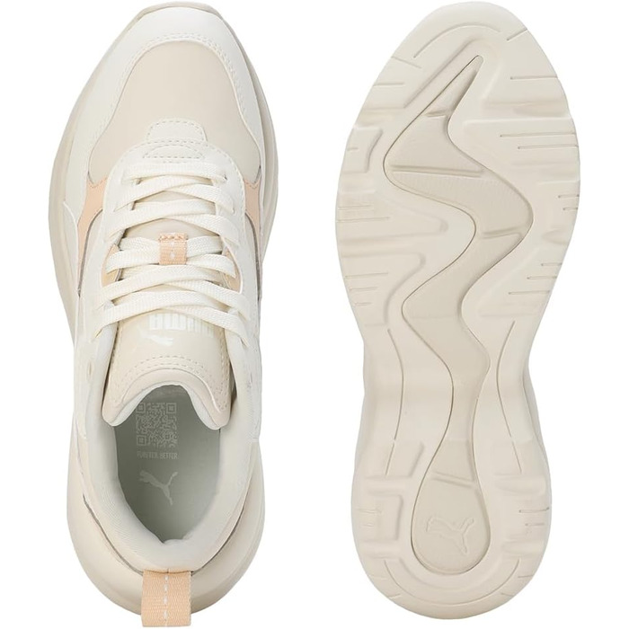 Жіночі кросівки PUMA CiliaTurnschuh, 38 EU, Alpine Snow Frosted Ivory Cashew