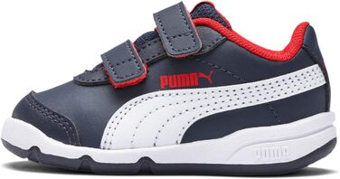 Дитячі кросівки PUMA Stepfleex 2 Sl V Inf - Peacoat White Flame Scarlet