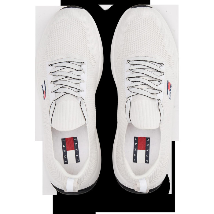 Футболка Tommy Jeans Runner Knitted чоловіча, білий/бежевий, 43 EU