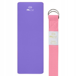 Килимок для фітнесу Fit.Me 182 см x 60 см, фіолетовий