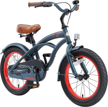 Дитяче велосипед BIKESTAR для хлопчиків 4-5 років | 16-дюймовий круїзний велосипед | Велосипед для дітей | Без ризику - протестуйте