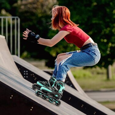 Ролики для дітей 2PM SPORTS, ролики для дівчаток та хлопчиків, середнього розміру (EU 34-37), зелені