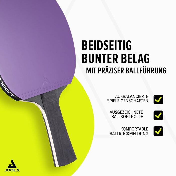 Набір для настільного тенісу JOOLA Colorato Duo та Black&White - ідеальний для сім'ї, початківців та професіоналів