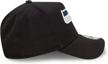 Кепка New Era NFL Seattle Seahawks 9Forty A-Frame чорна, кепка з вигнутим козирком, універсальний розмір