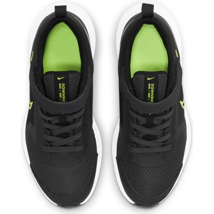Дитячі кросівки Nike Downshifter 11 для гімнастики, 28.5 EU, сірий, чорний, білий, жовтий