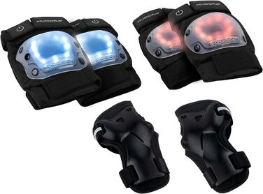 Набір захисних накладок HUDORA з LED, розмір S