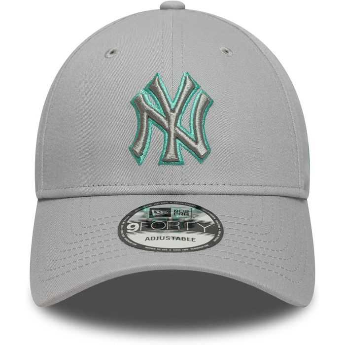 Кепка New Era New York Yankees MLB League Essential 9Forty, чорно-червона, регульована