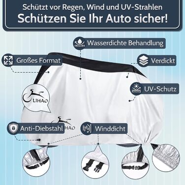 Водонепроникний чохол для велосипеда LIHAO 210D, 200 x 110 x 70 см з сумкою для зберігання