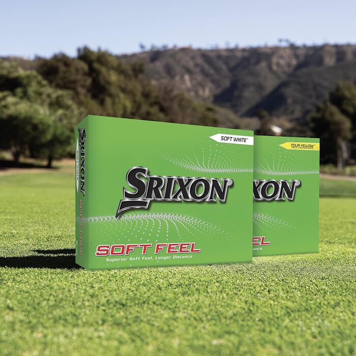 Гольф-м'ячі Srixon Soft Feel 13 для дорослих, низька компресія, коротка дистанція, 12 шт., подарунок та аксесуари для гольфу