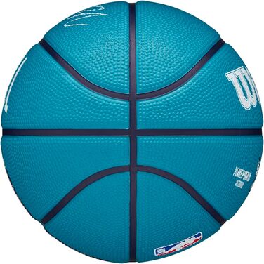 Баскетбольний м'яч Wilson NBA Player Icon для вулиці, розмір 7 (74,9 см) та міні-розмір 3, LaMelo Ball