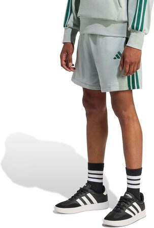 Чоловічі спортивні шорти Adidas Essential Three Stripes French Terry (S, Wonder Sage/Collegiate Green)