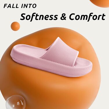 Шльпанці Badelatschen Cozislides: жіночі та чоловічі шльпанці для дому та пляжу, антиковзкі, рожеві, 37/38 EU