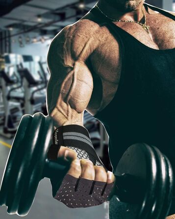 Рукавички для тренувань Powerlift (з підтримкою зап'ястя), унісекс, чорні, розмір XL