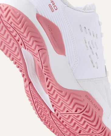 Тенісне взуття Wilson Rush Pro Ace для дітей та дорослих, білий/mauveglow, 39 1/3 EU