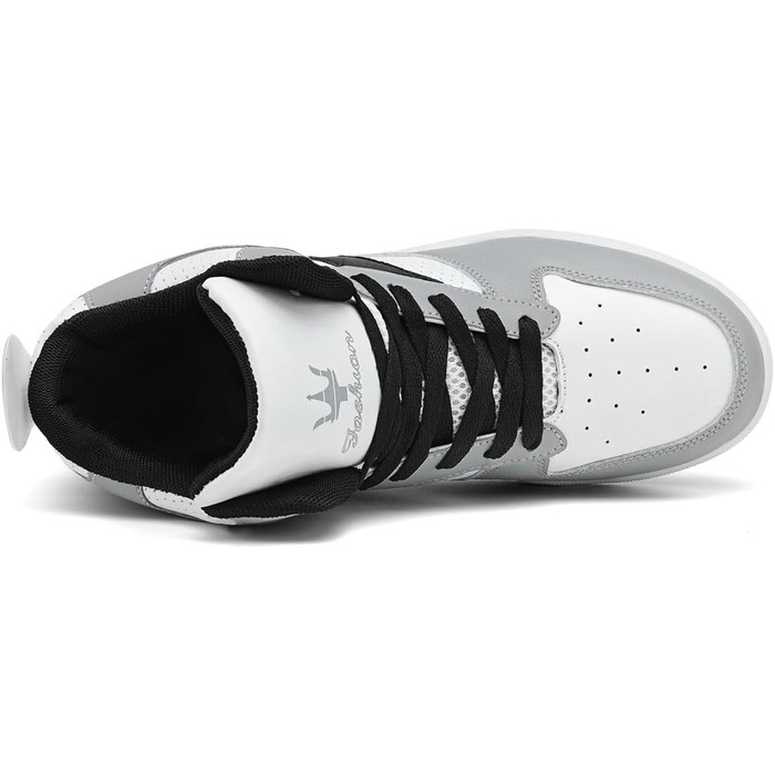 Чоловічі бігові кросівки High Top, трекінгові черевики, кросівки для фітнесу, білі (39 EU, 730 Grey)