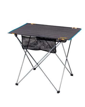 Стіл кемпінговий Uquip Liberty L Grey 58x65x80 см - алюмінієвий складаний стіл для пікніка, кемпінгу, фестивалів та саду (вантажність 30 кг)