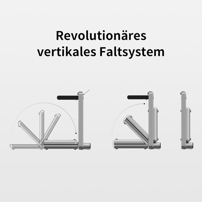 WalkingPad X214, X23, X218: Біговий доріжки для дому, складані, електричні, з LED-дисплеєм та додатком. Макс. вантажопідйомність до 136 кг, швидкість до 18 км/год. Без монтажу.