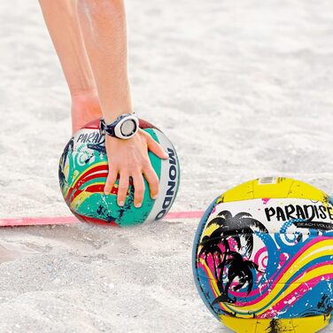 Mondo Toys Волейбольний м'яч Spielball - розмір 5, PVC, м'який дотик (BEACH VOLLEY PARADISE)