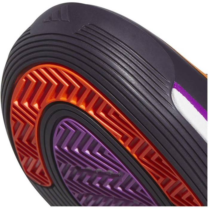Кросівки Adidas Bounce Legends Low Unisex для баскетболу (44 2/3 EU, чорний/фіолетовий/чорний)