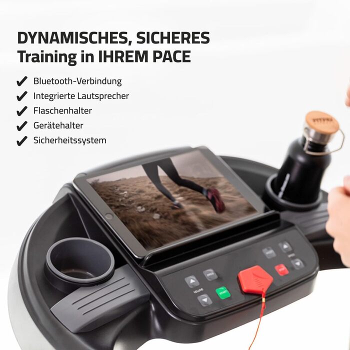 Біговий тренажер FITFIU MC-200: компактний, складний, з LCD-дисплеєм та пульсометром для дому та офісу