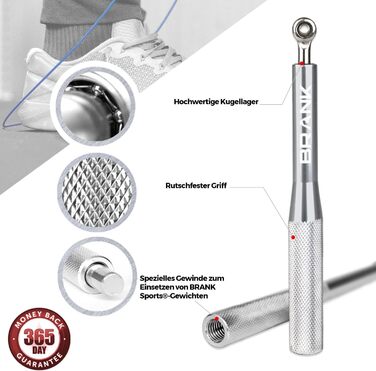 BRANK SPORTS Скакалка 3,5 м для фітнесу та боксу для дорослих, швидкісна, для дабл-андерів, зі схемою тренувань