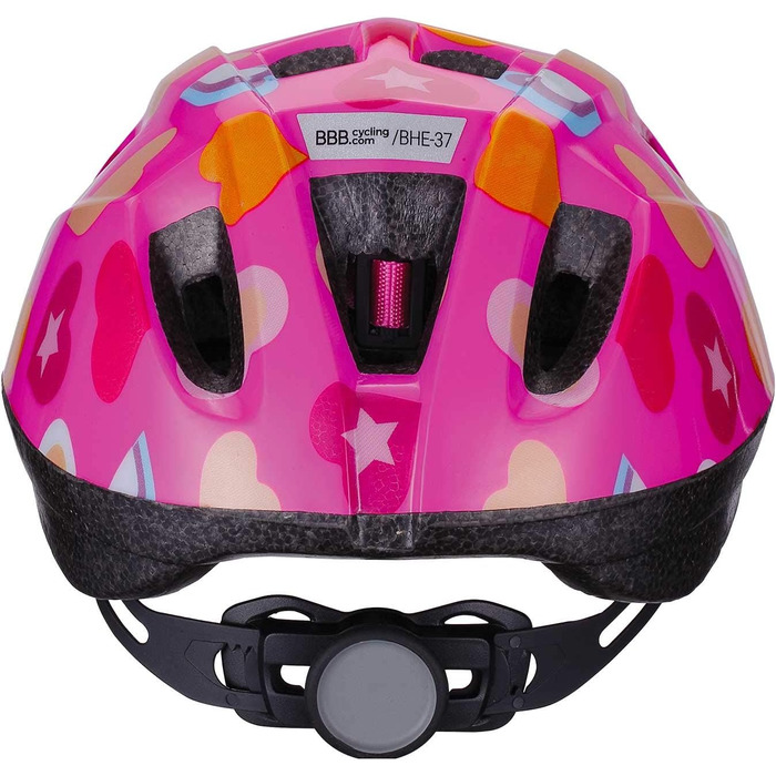 Дитячий велосипедний шолом BBB Cycling Boogy Heart для хлопчиків і дівчаток, захист для катання на велосипеді, скейтборді, самокаті, розмір M (52-56 см), унісекс