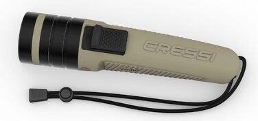 Ліхтар Cressi Hunt Torch 1600 Black - LED ліхтар для дайвінгу, риболовлі та пошуку під водою, 1600 люмен, водонепроникний IPX8, 100 м, унісекс