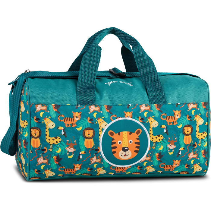 Дитяча спортивна сумка Tiger для хлопчиків та дівчаток, блакитна, 38 x 22 x 20 см, 12 л