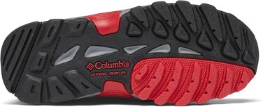 Трекінгові черевики Columbia Newton Ridge Amped Mid Rise для дітей (36 EU, Black Mountain Red Youth)
